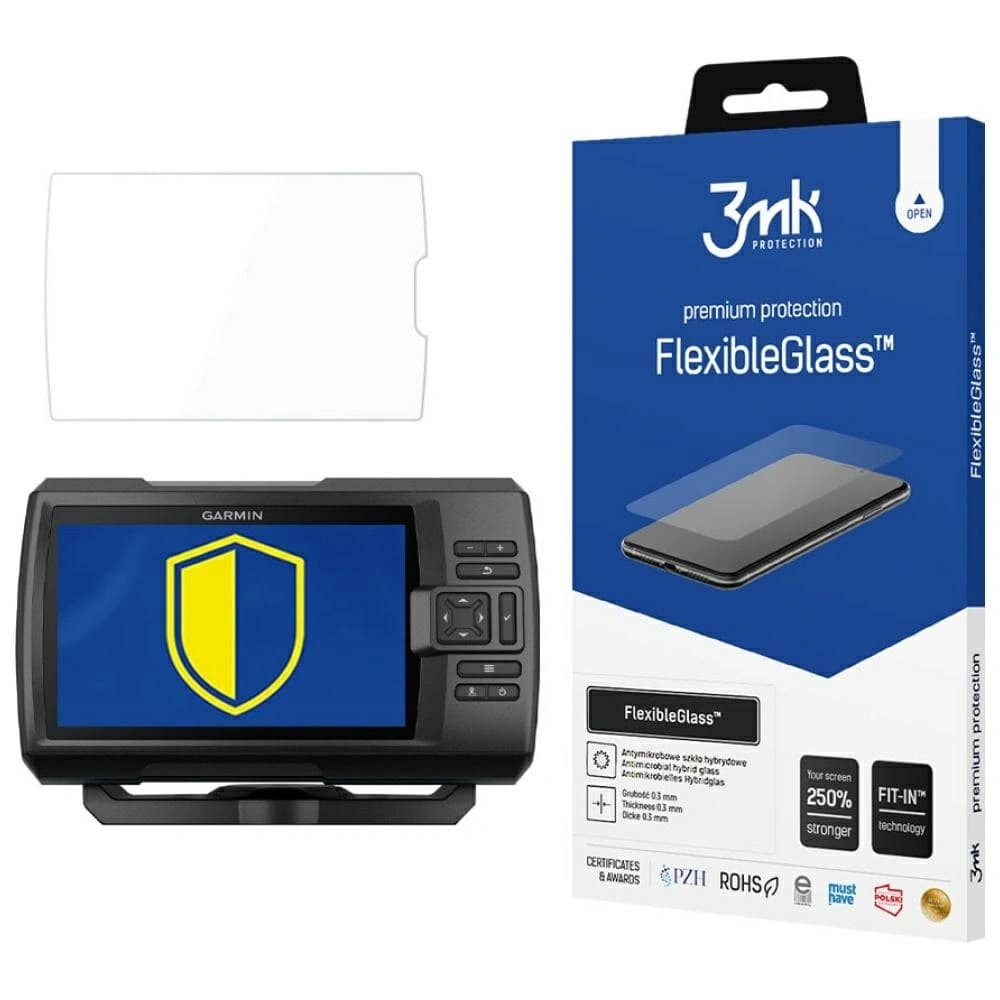 Hybrid glass 3MK FlexibleGlass for Garmin Striker Plus 7sv - 1