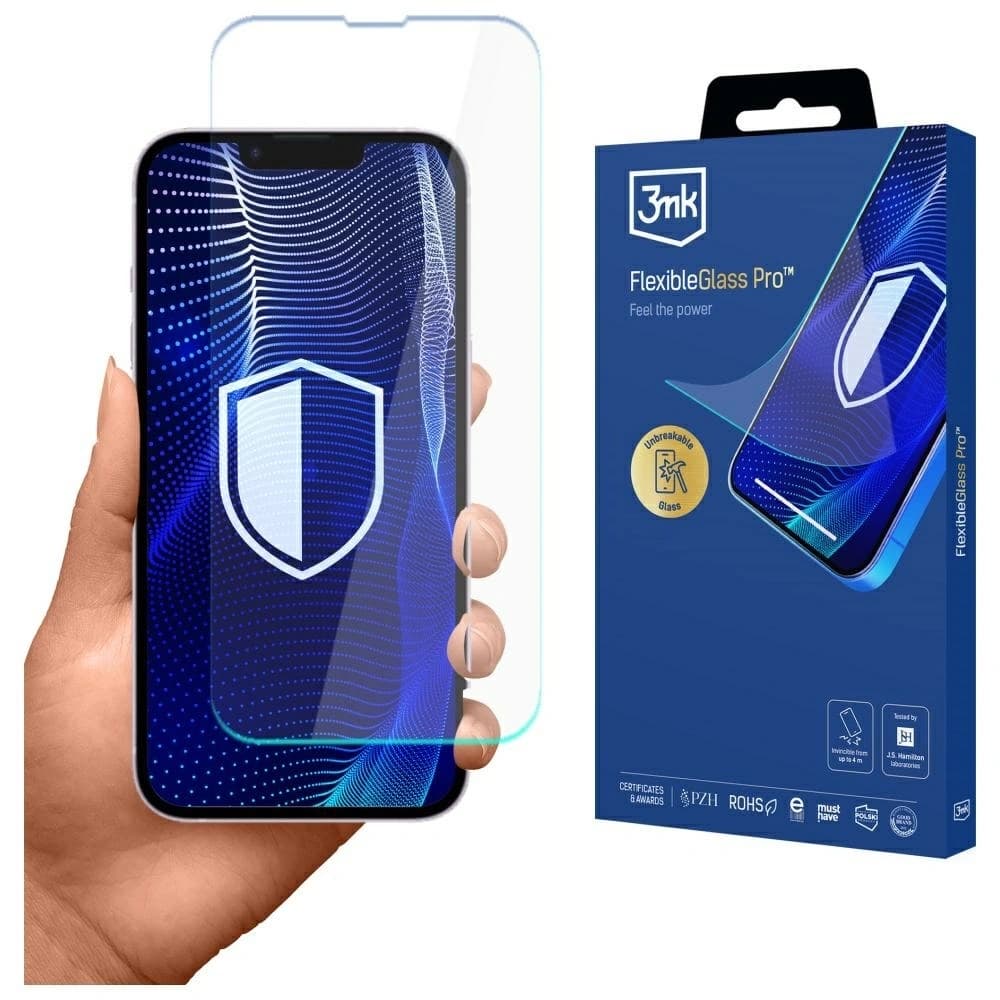 Hybrid glass 3MK FlexibleGlass Pro for Apple iPhone 17e / 16e - 1