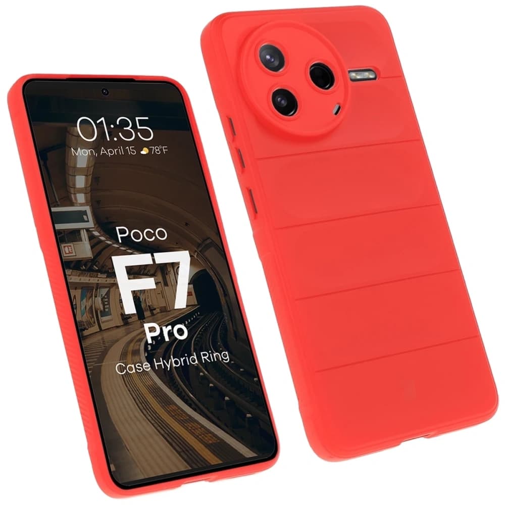 Bizon Case Tur Xiaomi Poco F7 Pro rot - 1