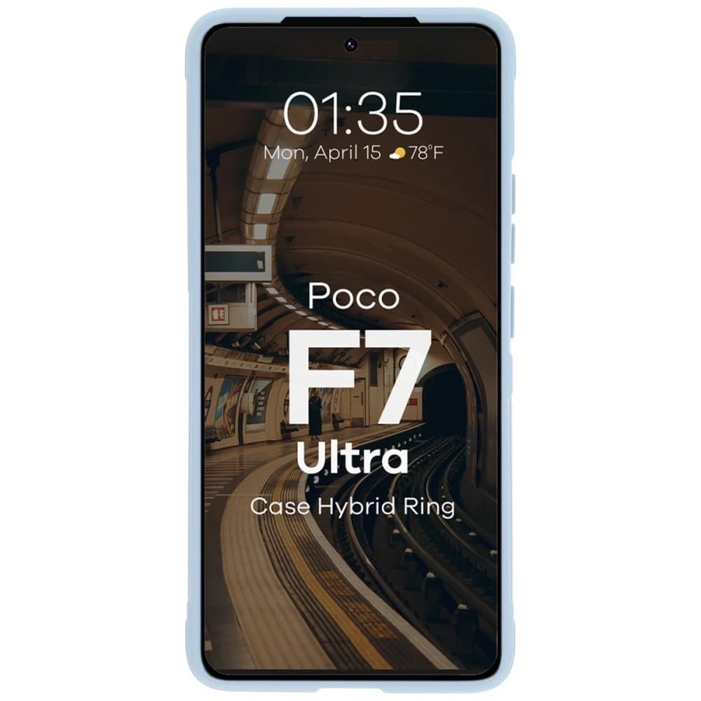 Bizon Case Tur Xiaomi Poco F7 Ultra hellblau - 5