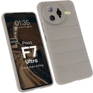 Bizon Case Tur Xiaomi Poco F7 Ultra hellgrau