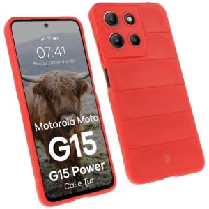 Bizon Case Tur Motorola Moto G15 / G15 Power red