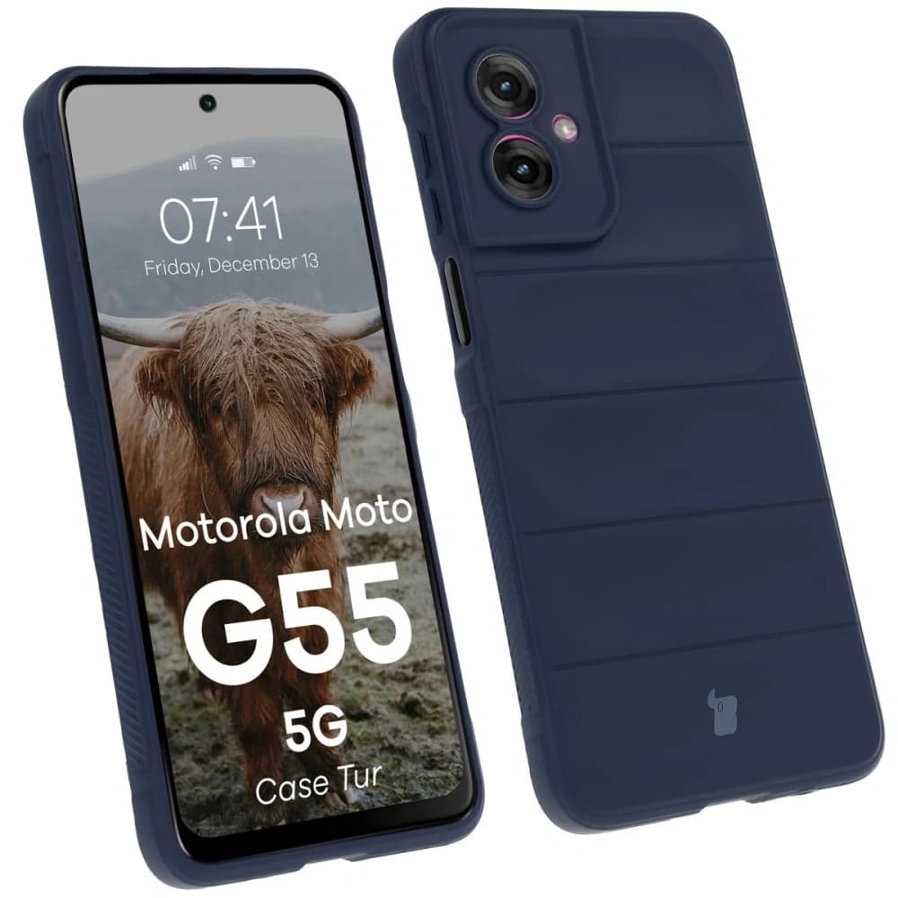 Bizon Case Tur Motorola Moto G55 5G navy blue - 2