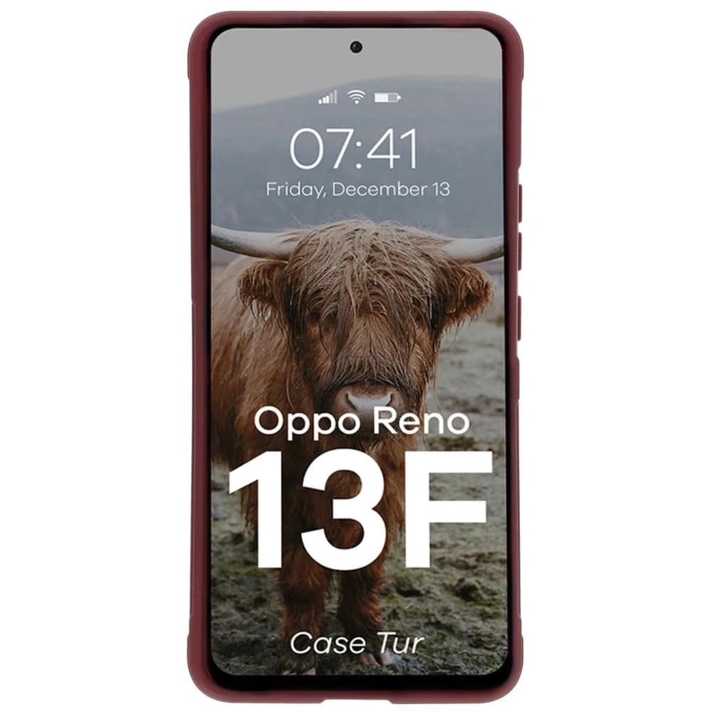 Bizon Case Tur Oppo Reno13 F burgunderrot - 5