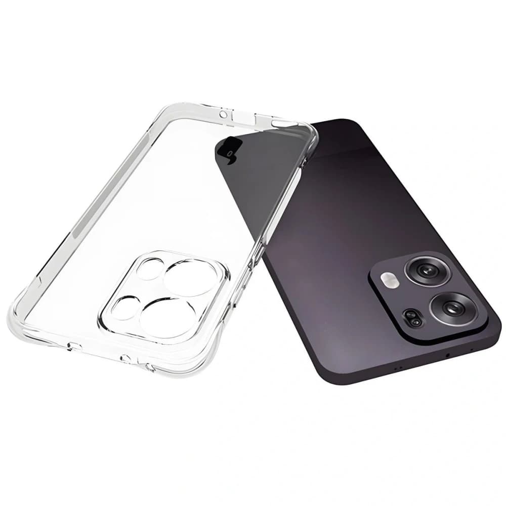 Bizon Case Clear Pack flexible case + 2x screen film Oppo Reno13 Pro - 5