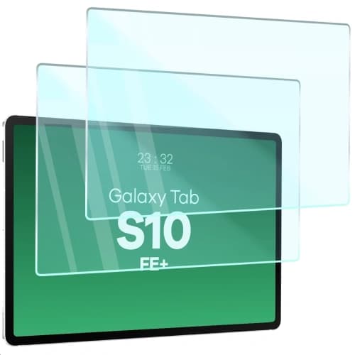 Bizon Glass Tab Clear Samsung Galaxy Tab S10 FE+ Plus [2 PACK]