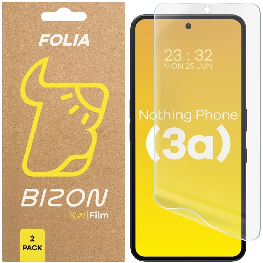 Bizon Glass Film Sun Nothing Phone (3a) [2 PACK] - 1