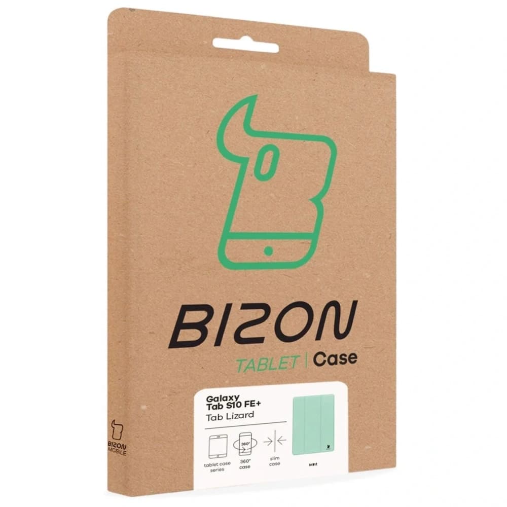 Bizon Case Tab Lizard Samsung Galaxy Tab S10 FE+ Plus mint - 9