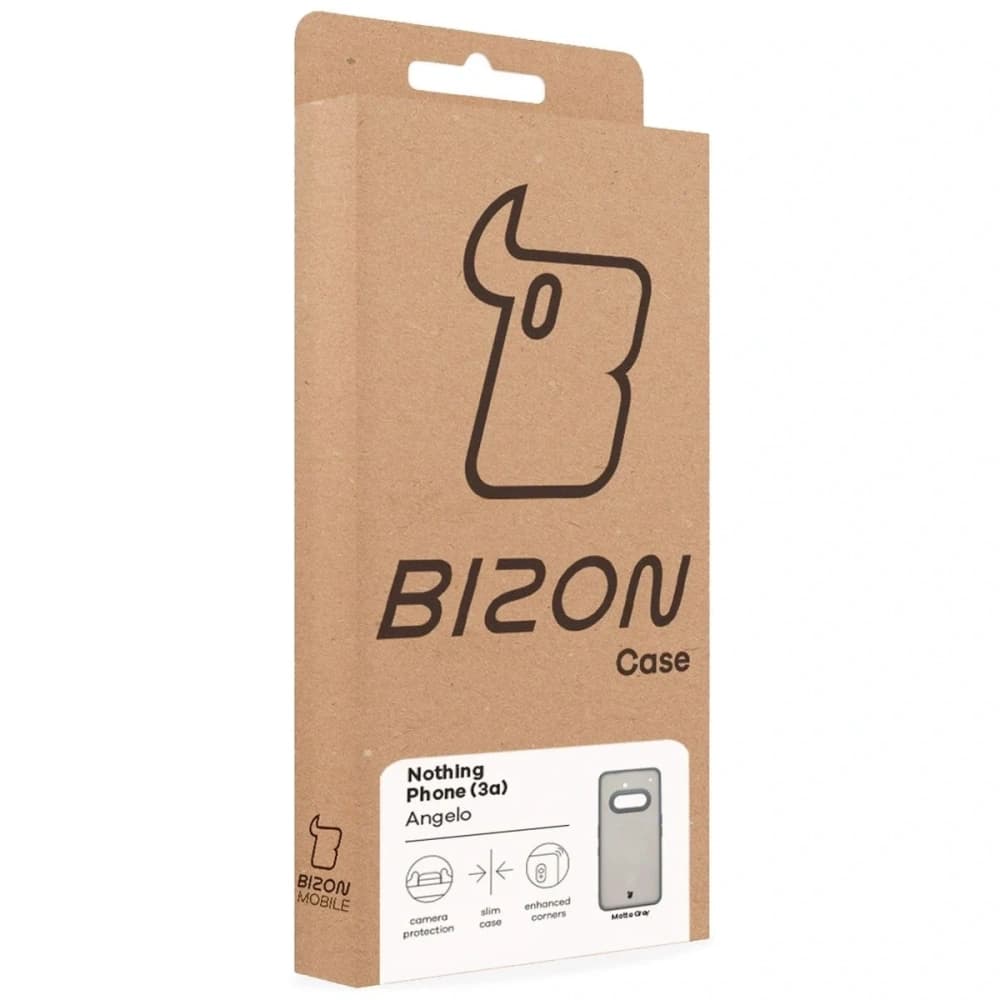 Bizon Case Angelo Nothing Phone (3a) translucent with a gray frame - 6