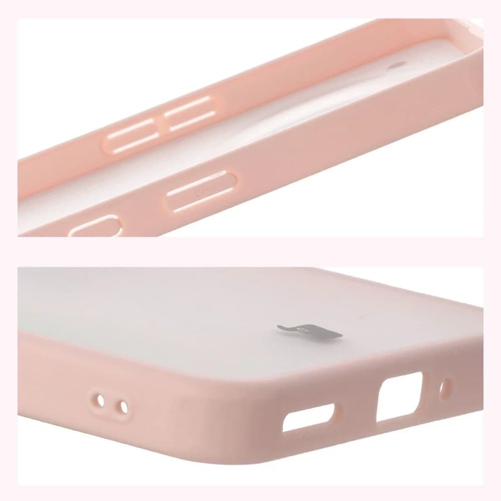 Bizon Case Angelo Nothing Phone (3a) Pro translucent with a pink frame - 4