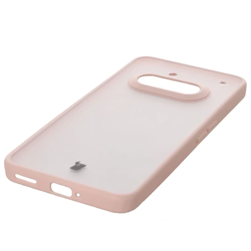 Bizon Case Angelo Nothing Phone (3a) translucent with a pink frame - 5