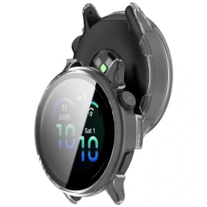 Bizon Case+Glass Uhr Garmin Vivoactive 6 klar