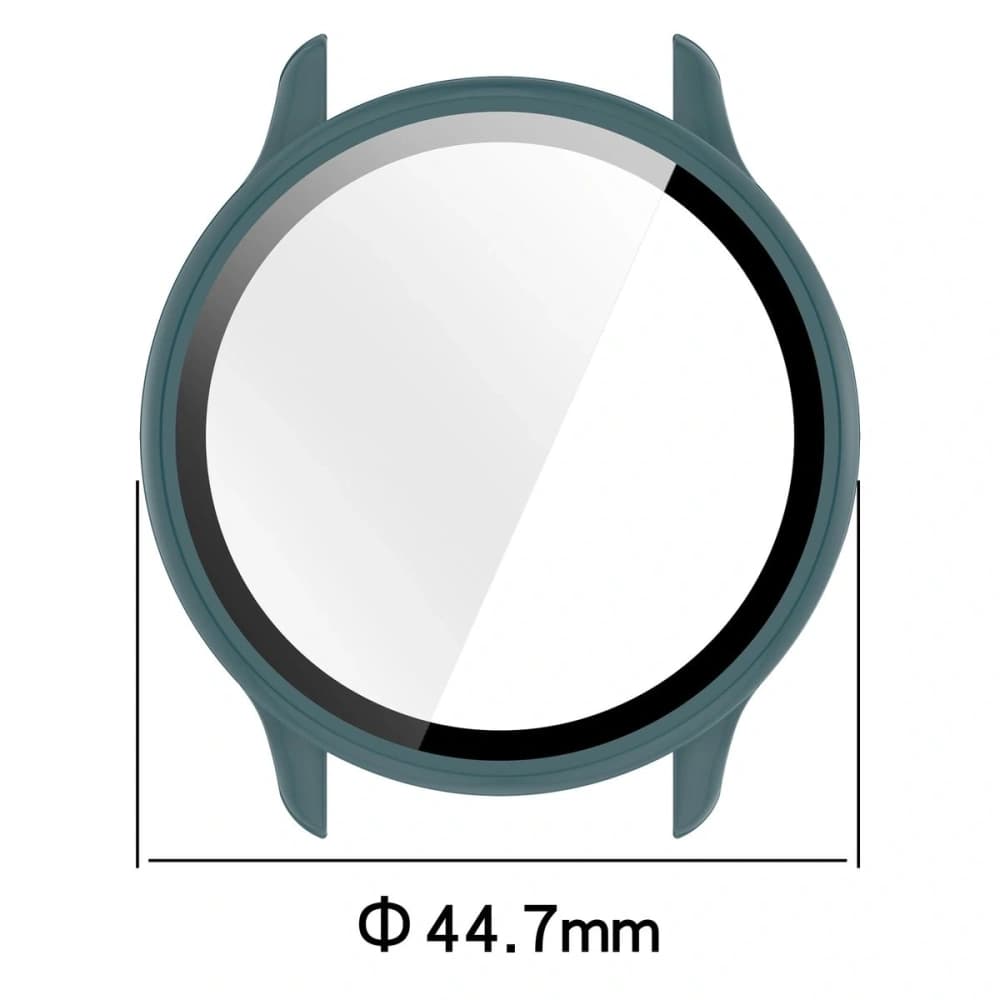 Bizon Case+Glass Uhr Garmin Vivoactive 6 grün - 2