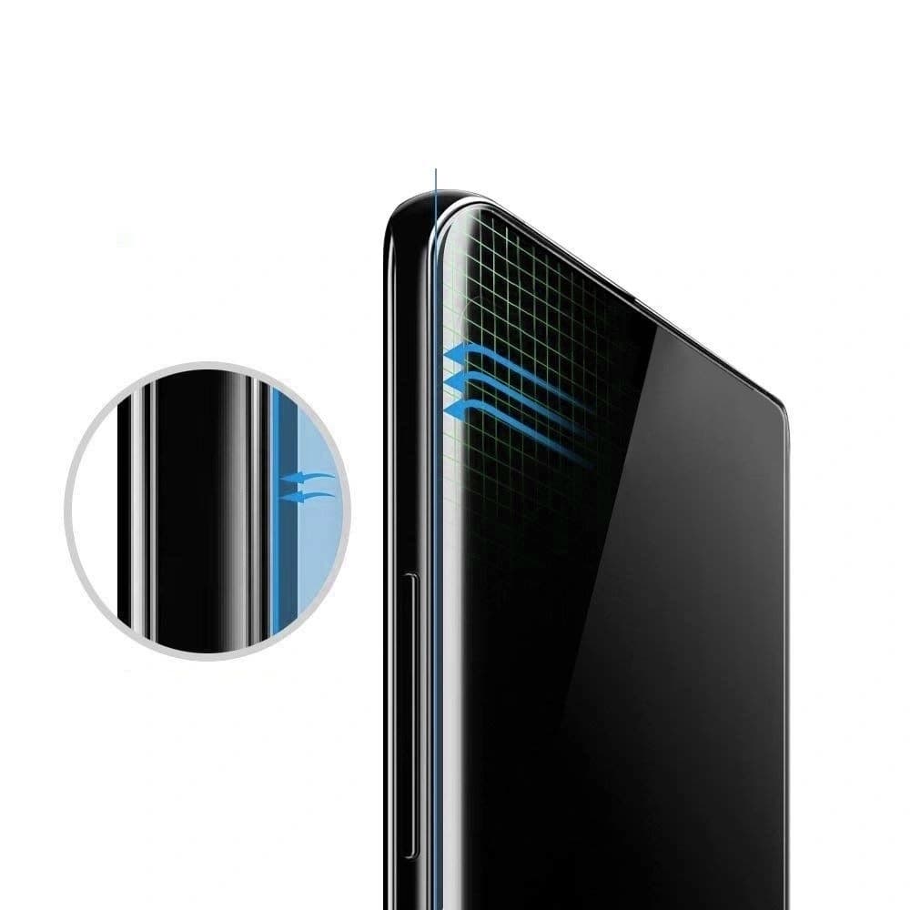 Whitestone Dome Samsung Gehärtetes Glas mit UV-Kleber Glas Galaxy S20 Ultra Clear - 3