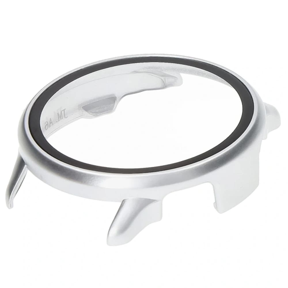 Bizon Case+Glas Uhr Garmin Vivoactive 6 satin silber - 6