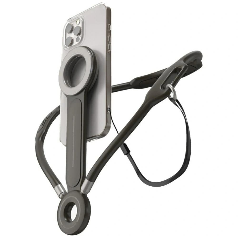 4smarts POV Magnetischer Halsbandhalter für Smartphones Anthrazit - 1