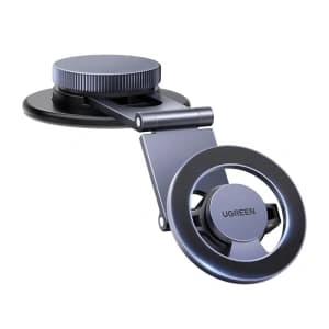 Uchwyt samochodowy na kokpit z ładowarką bezprzewodową UGREEN LP865 MagSafe 15W (czarny)