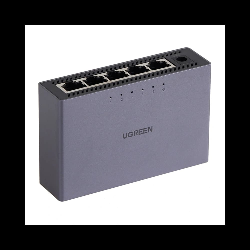 UGREEN CM633 5-Port GigaBit Ethernet Switch (Schwarz) - 1