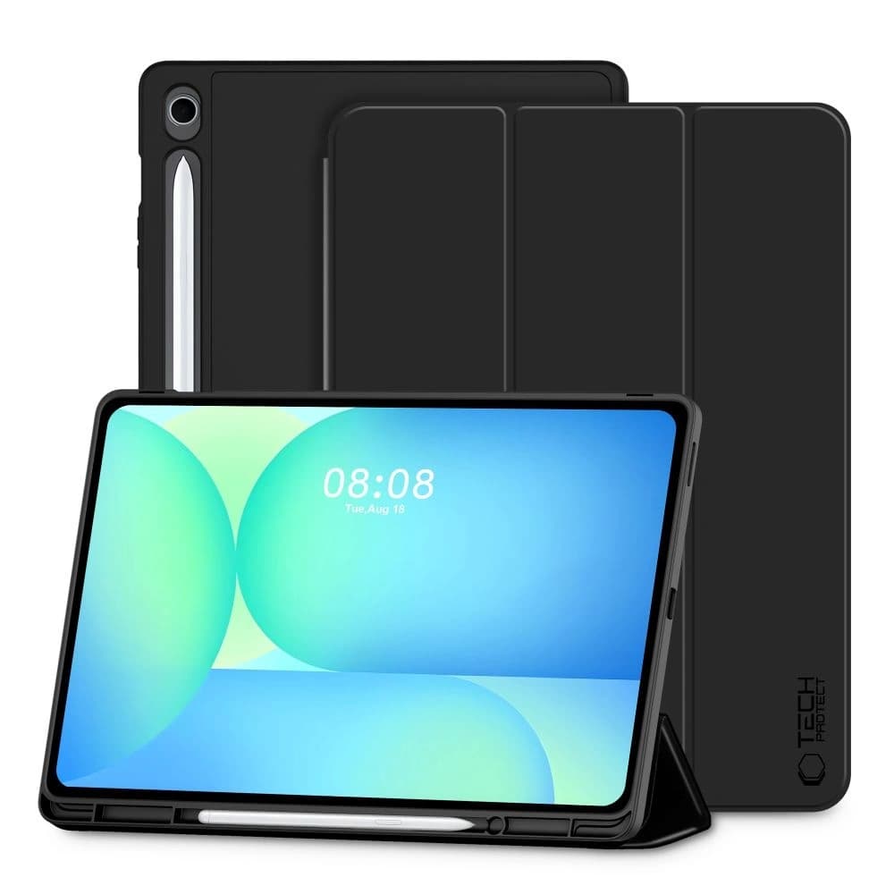 Tech-Protect SmartCase Pen Samsung Galaxy Tab S10 FE+ Plus 13.1 X620 / X626b Schwarz - 1
