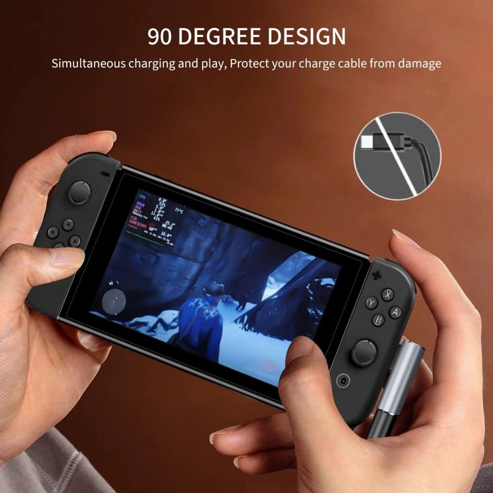 Tech-Protect Ultraboost AA03 Angle Adapter USB-C Grey - 4