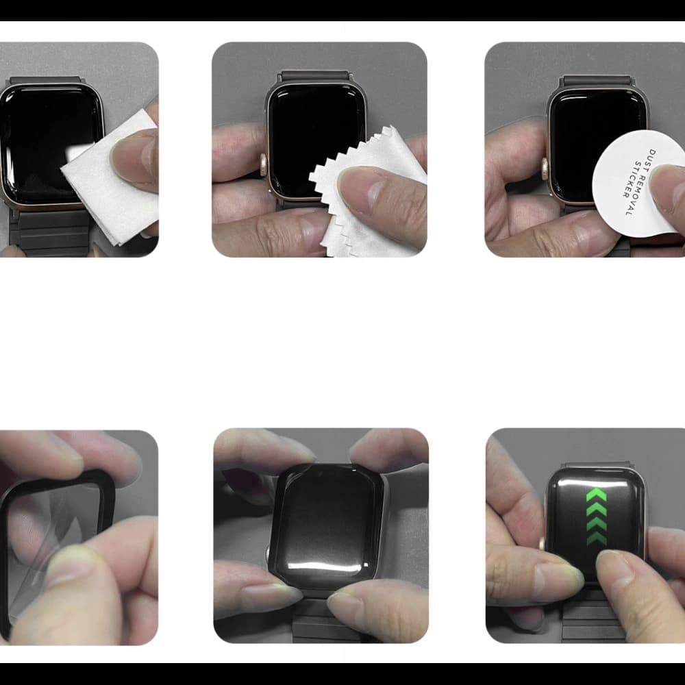 Tech-Protect Glass Flex+ Huawei Watch Fit 3 / 4 Black [2 PACK] - 4