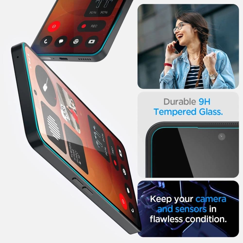 Spigen Glas.tr ez Fit Nothing Phone 3a / 3a Pro Clear - 3