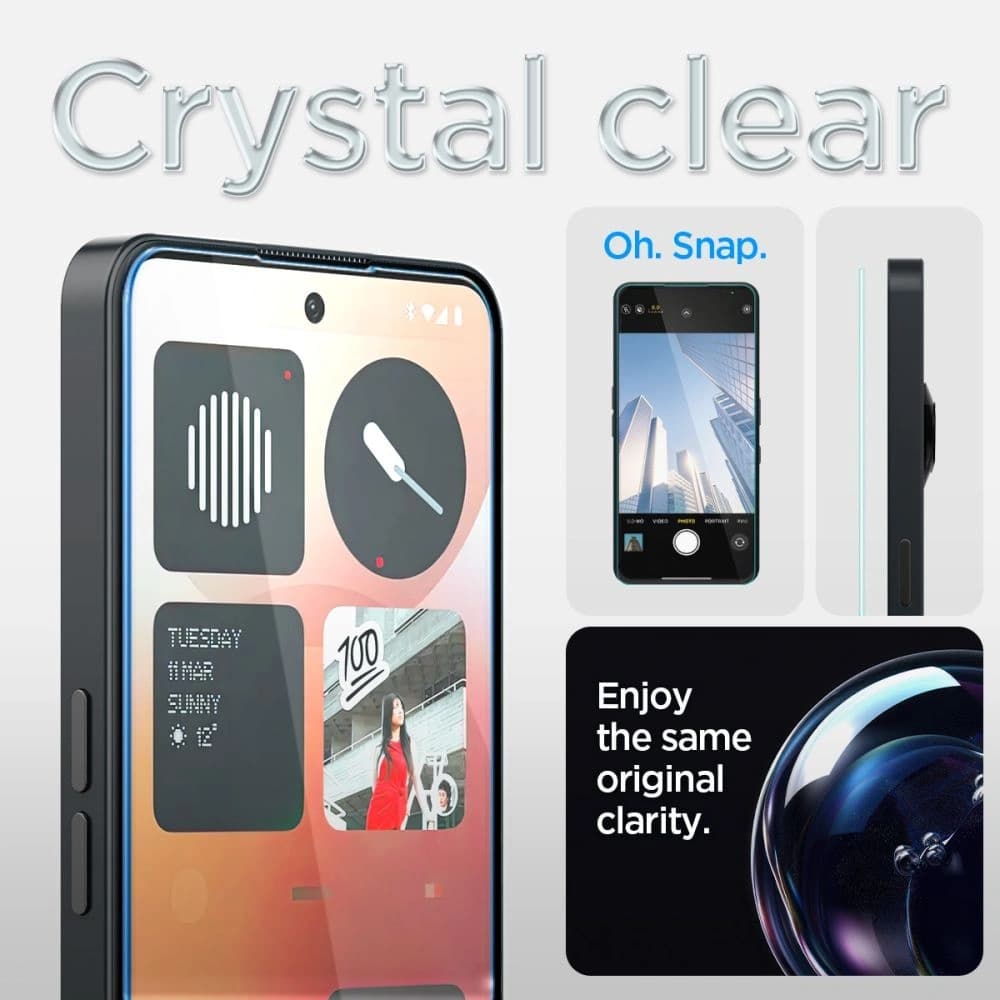 Spigen Glas.tr ez Fit Nothing Phone 3a / 3a Pro Clear - 4