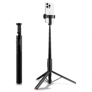 Spigen S541W Bluetooth Selfie-Stick Stativ Schwarz