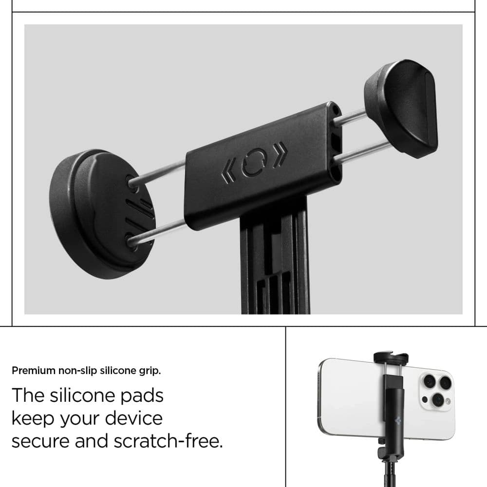 Spigen S541W Bluetooth Selfie Stick Tripod Black - 18