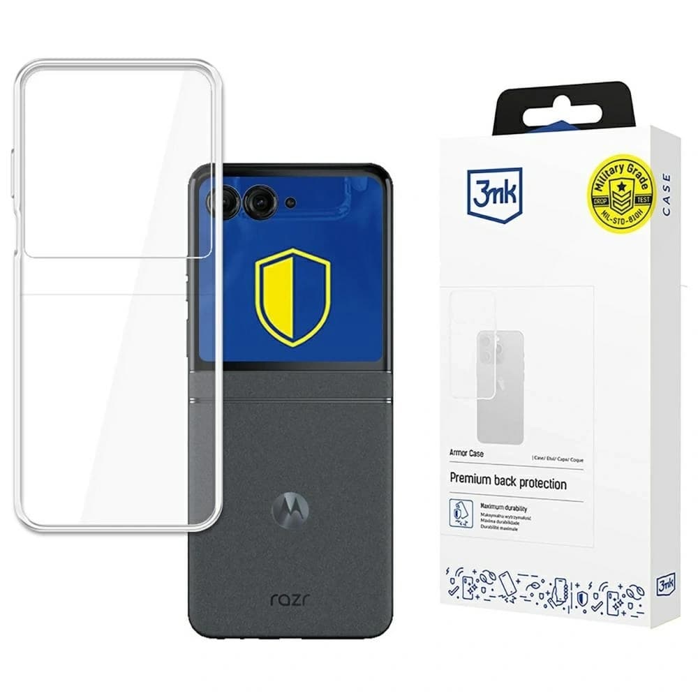 3MK Clear Case für Motorola Razr 50 - 1