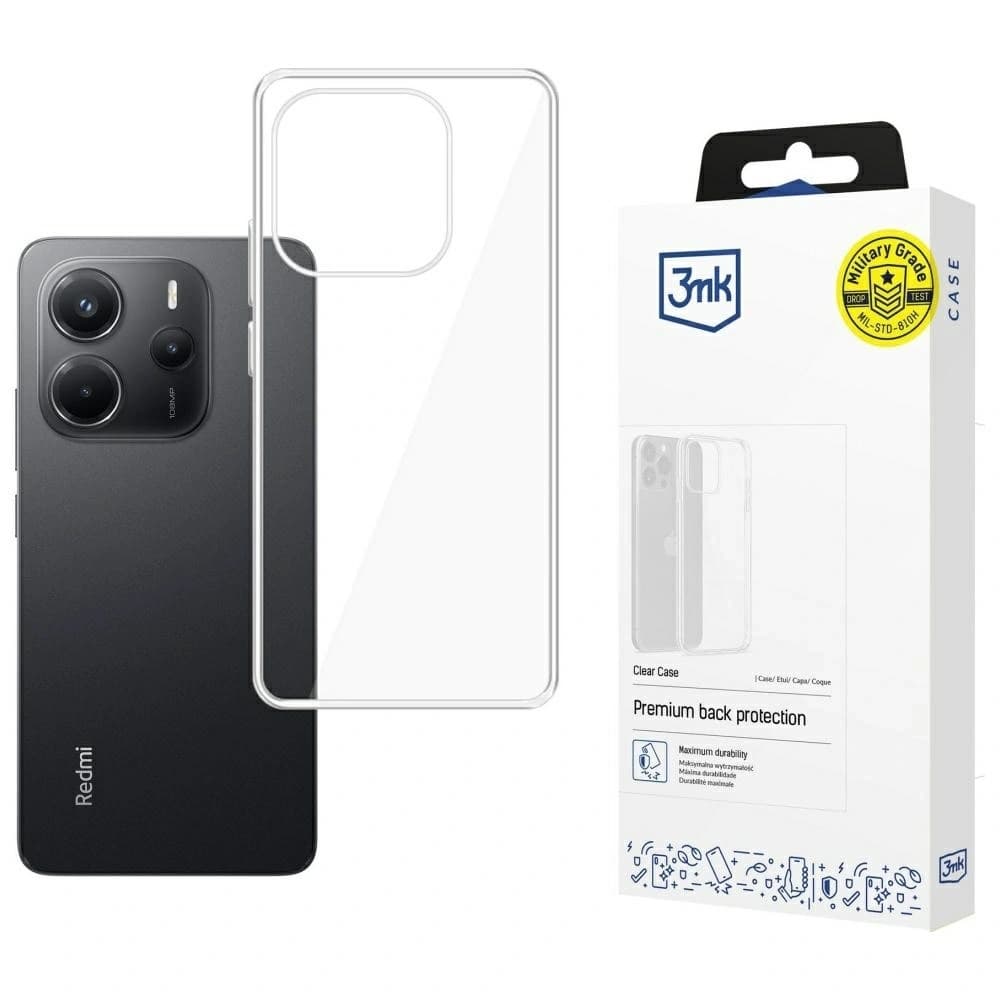 3MK Clear Case für Redmi Note 14 4G - 1