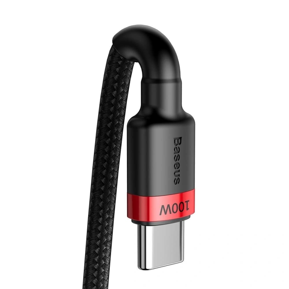 Baseus Cafule PD2.0 100W Charging USB USB-C Cable 20V 5A 2m Red & Black
 - 2