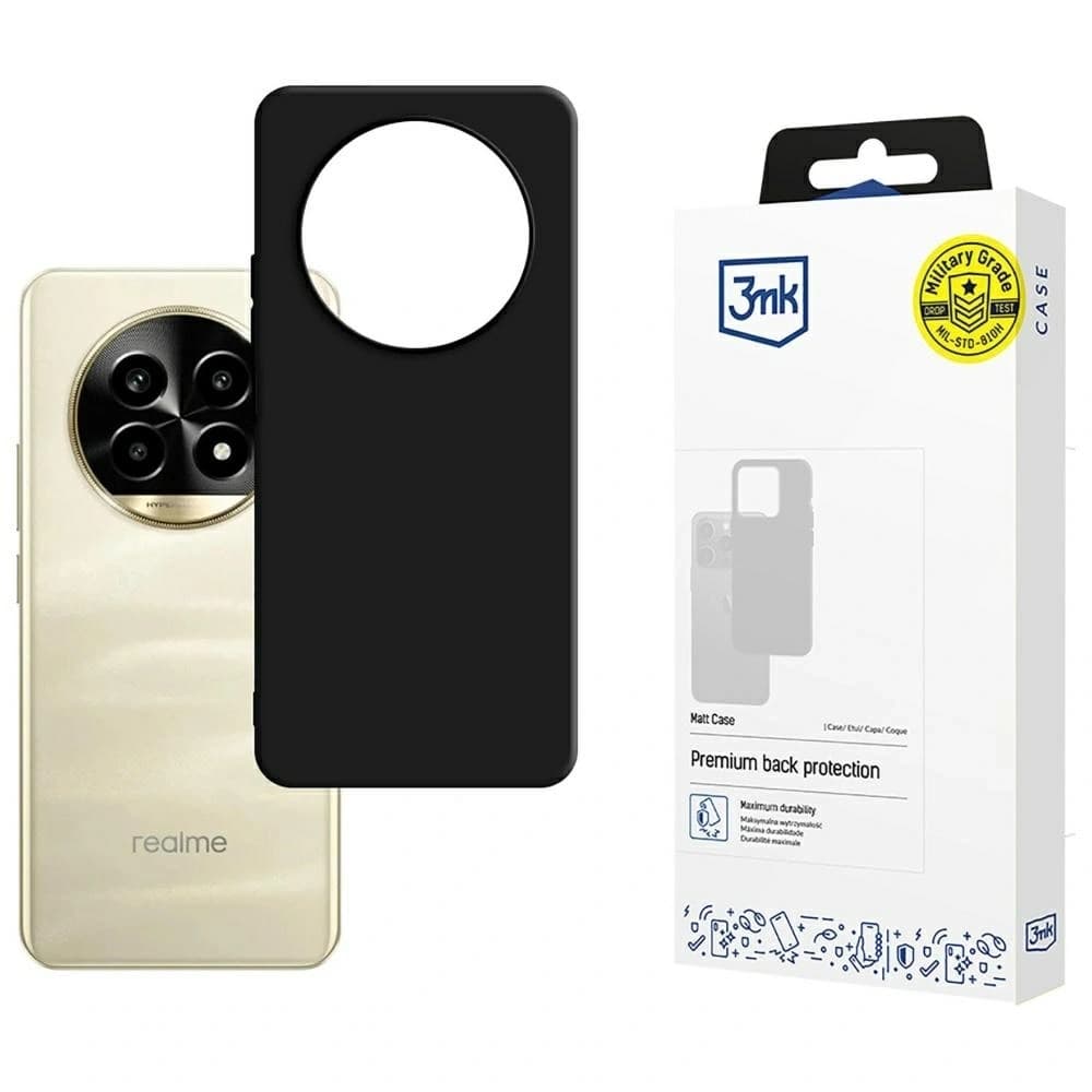 3MK Matt Case Realme 13 Pro+ Plus 5G / Realme 13 Pro 5G schwarz - 1