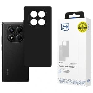 3MK Matt Case Xiaomi Redmi Note 14 Pro 4G schwarz