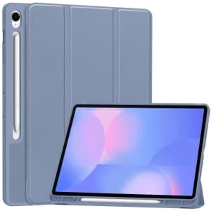 BIZON Case Tab Lizard Samsung Galaxy Tab S10 FE+ Plus lavender