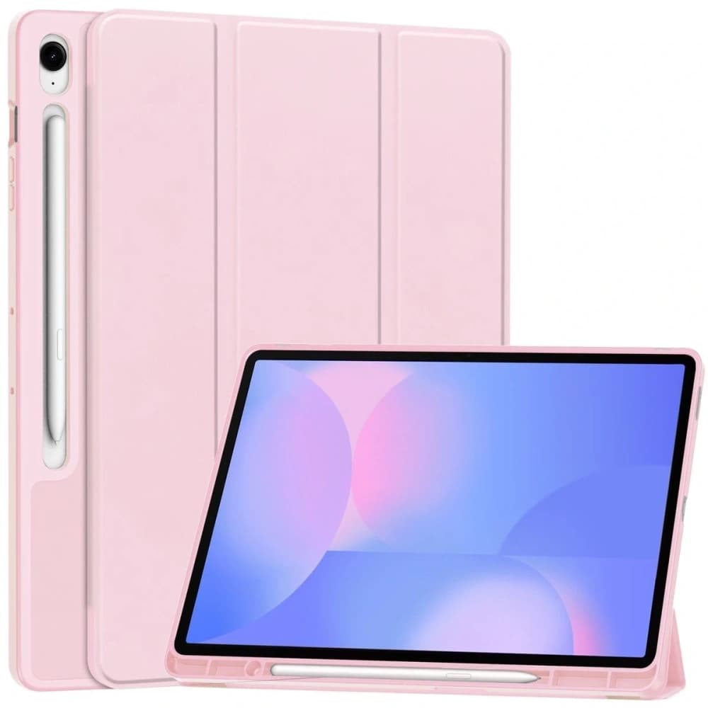 BIZON Case Tab Lizard Samsung Galaxy Tab S10 FE+ Plus rosa - 1