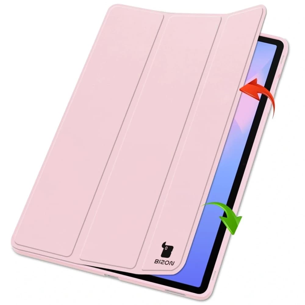 BIZON Case Tab Lizard Samsung Galaxy Tab S10 FE+ Plus rosa - 2
