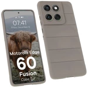 BIZON Case Tur Motorola Edge 60 / 60 Fusion light gray