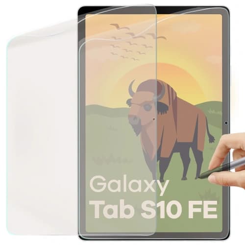 BIZON Glass Tab Film Sun Samsung Galaxy Tab S10 FE [2 PACK]