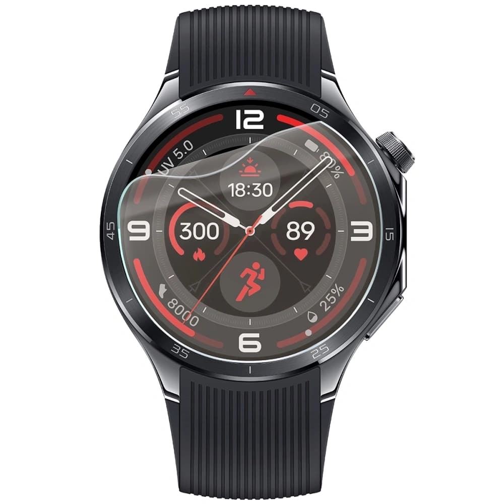 BIZON Glas Uhr Film Sonne OnePlus Uhr 3 [2 PACK] - 2