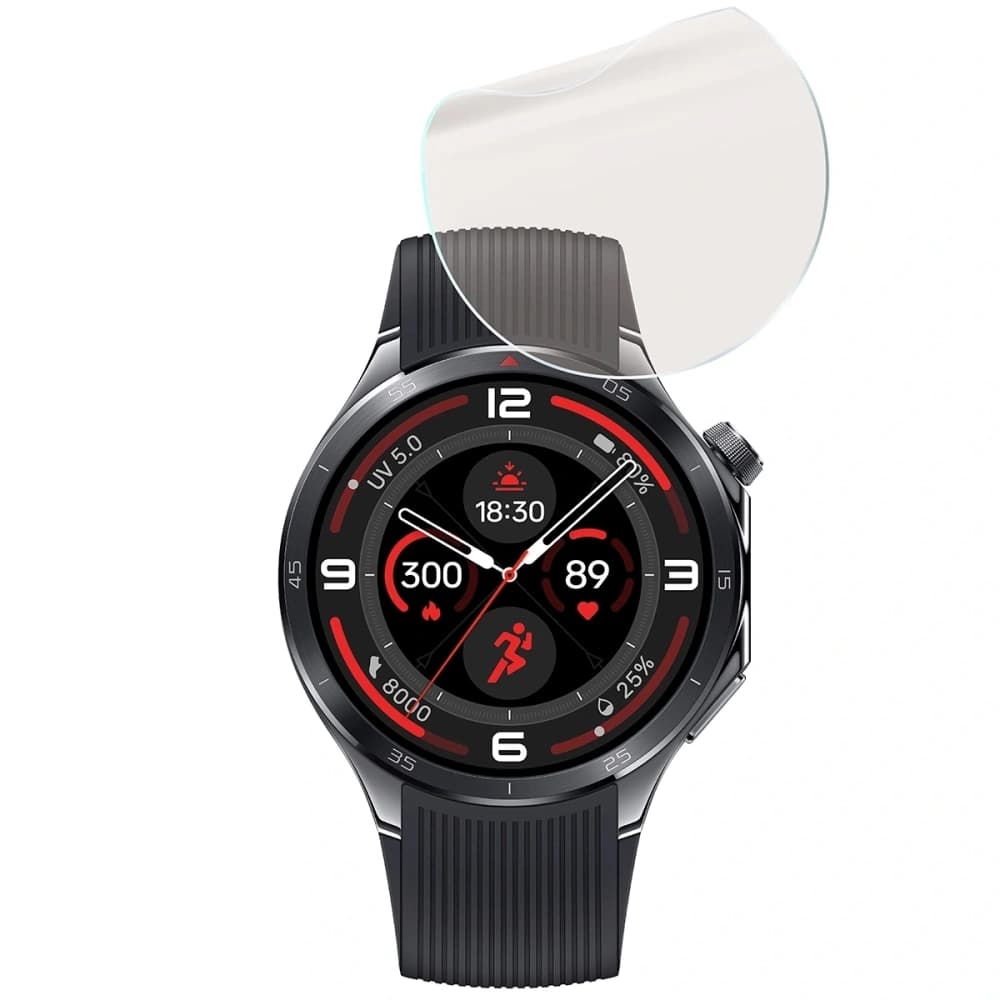 BIZON Glas Uhr Film Sonne OnePlus Uhr 3 [2 PACK] - 5