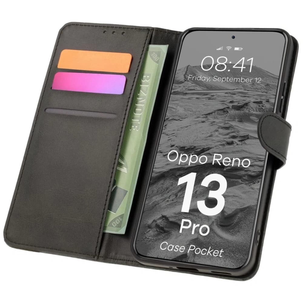 BIZON Case Pocket Oppo Reno13 Pro black - 1