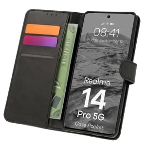 BIZON Case Pocket Realme 14 Pro 5G black