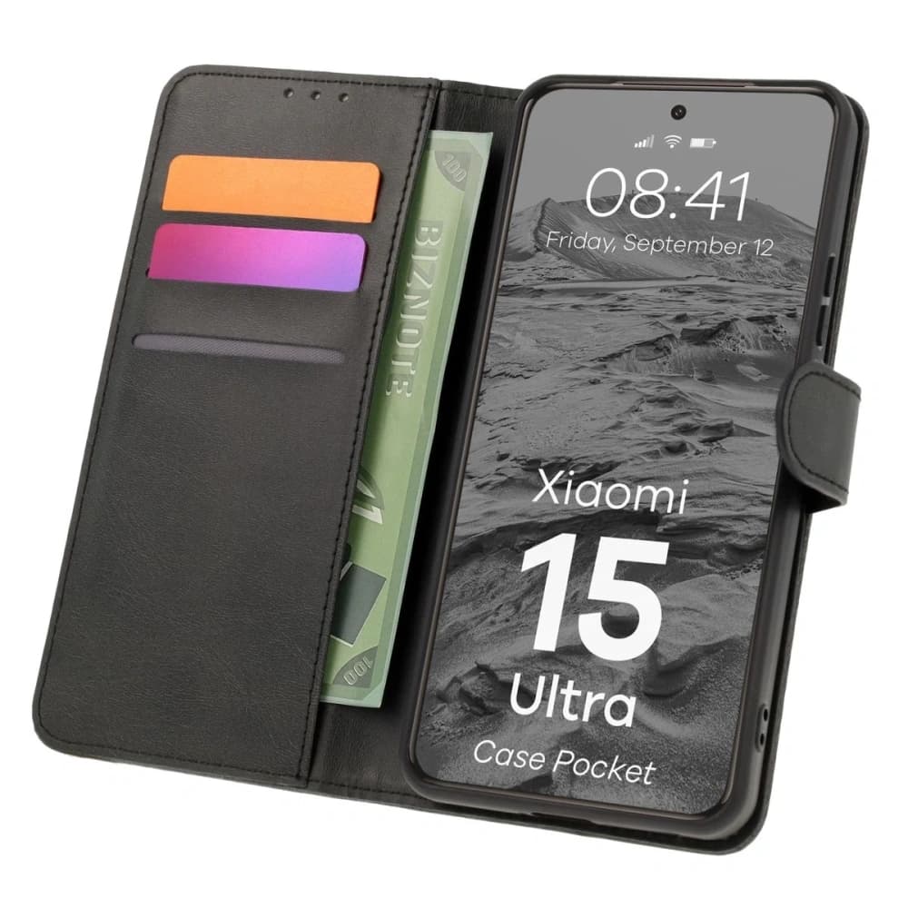 BIZON Case Pocket Xiaomi 15 Ultra black - 1