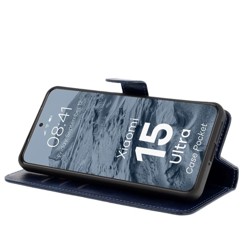 BIZON Hülle Tasche Xiaomi 15 Ultra marineblau - 5