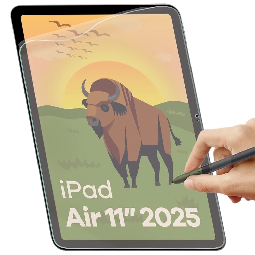 BIZON Glass Tab Film Sun Apple iPad Air 13" 2024 / 13" 2025 [2 PACK] - 5