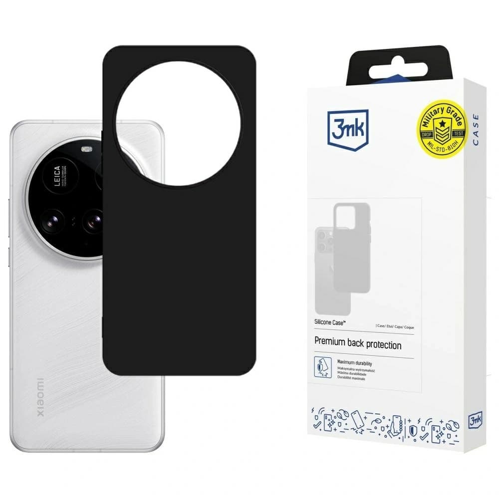 3MK Silikonhülle Xiaomi 15 Ultra schwarz - 1