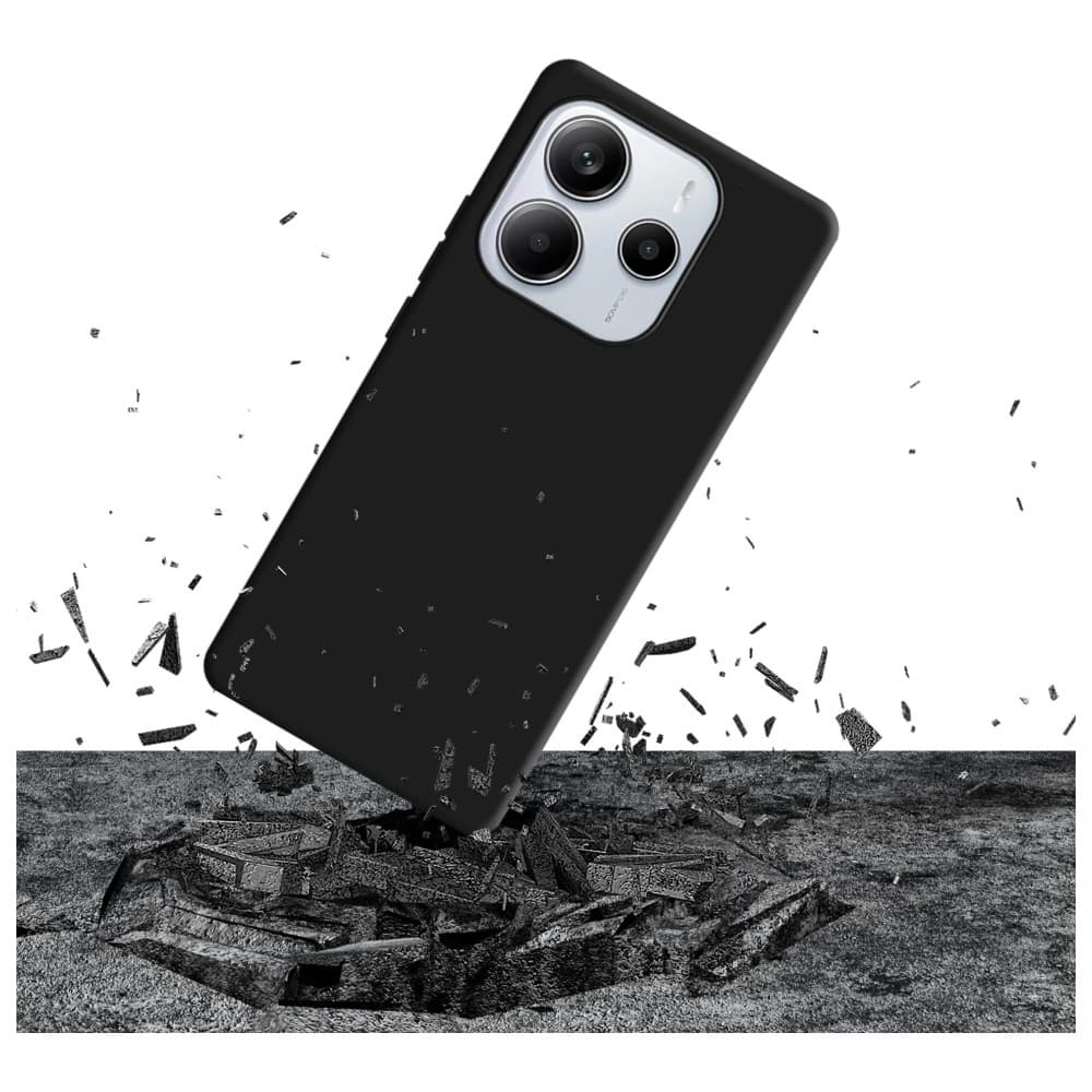 3MK Silikonhülle Xiaomi Redmi Note 14 5G schwarz - 3