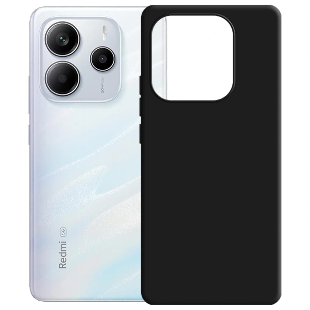 3MK Silikonhülle Xiaomi Redmi Note 14 5G schwarz - 5