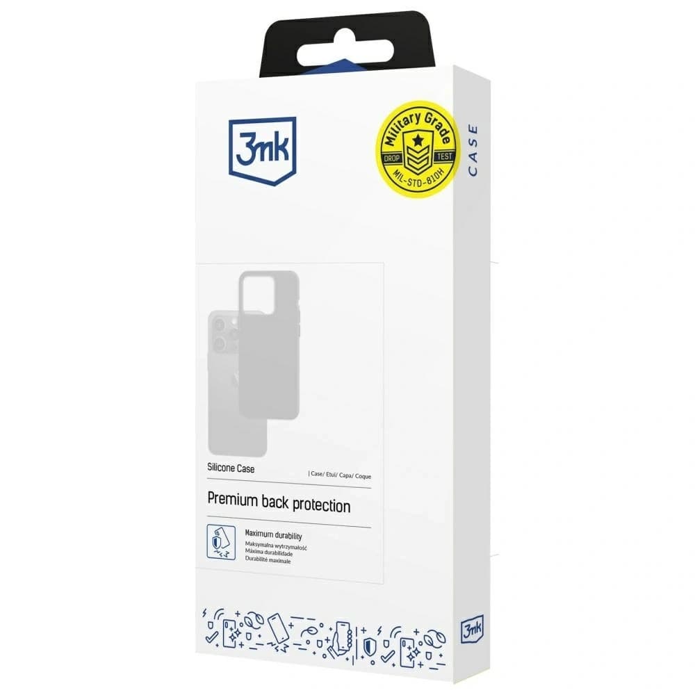 3MK Silikonhülle Xiaomi Redmi Note 14 5G schwarz - 8